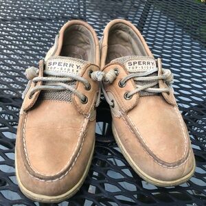 Sperry Brown Leather Boat Shoes